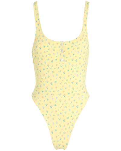 Frankie's Bikinis One-piece Swimsuit - Yellow