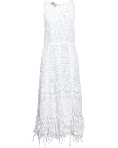 MARIO DICE Midi Dress - White