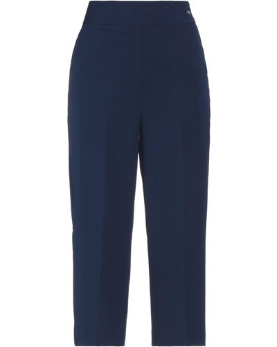 Blugirl Blumarine Pantaloni Cropped - Blu