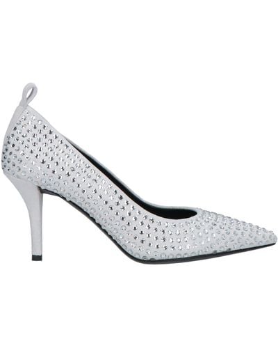 Eddy Daniele Court Shoes - White