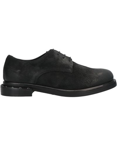Ink Lace-Up Shoes Soft Leather - Black