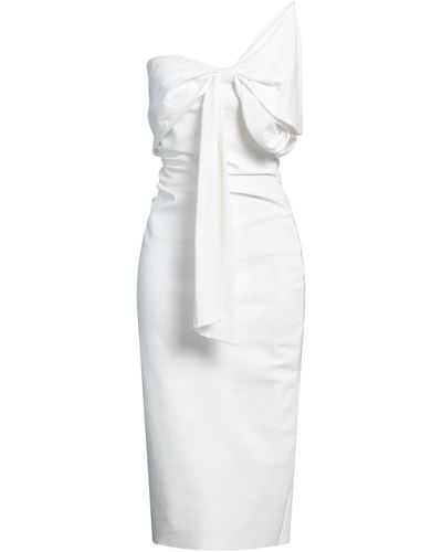 La Petite Robe Di Chiara Boni Midi-Kleid - Weiß