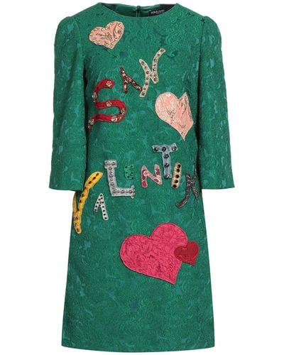 Dolce & Gabbana Mini Dress - Green
