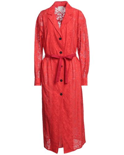 Forte Forte Robe midi - Rouge