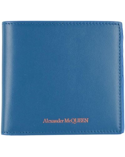 Alexander McQueen Portafogli - Blu