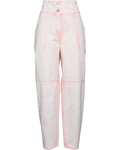 Alberta Ferretti Pantalon en jean - Blanc