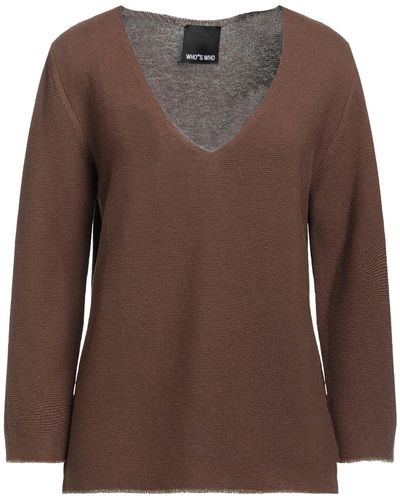 Who*s Who Sweater - Brown