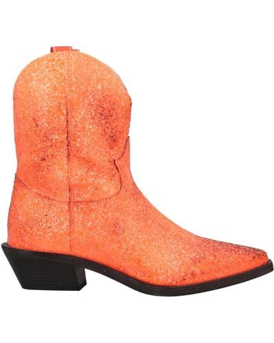 Lemarè Ankle Boots - Orange