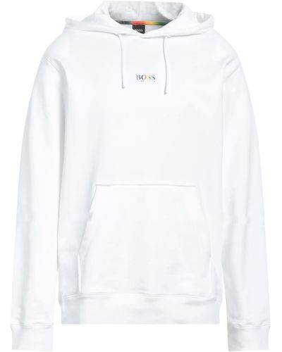 BOSS Sweatshirt - Weiß