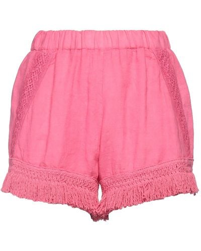 Pink Memories Shorts E Bermuda - Rosa