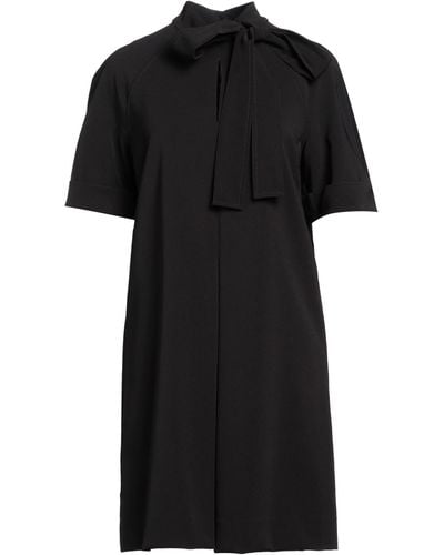 Manila Grace Mini Dress Polyester, Elastane - Black