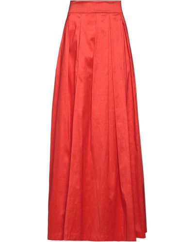 Hanita Maxi Skirt - Red