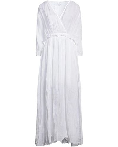 European Culture Maxi-Kleid - Weiß