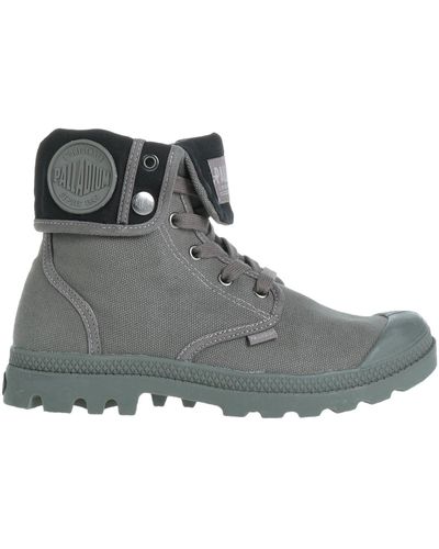 Palladium Ankle Boots Textile Fibers - Gray
