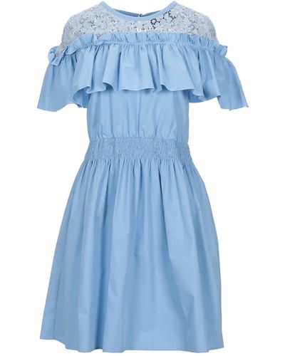 Philipp Plein Mini Dress - Blue
