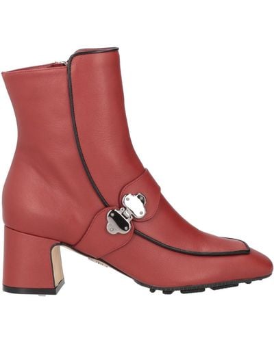 Rodo Ankle Boots - Red