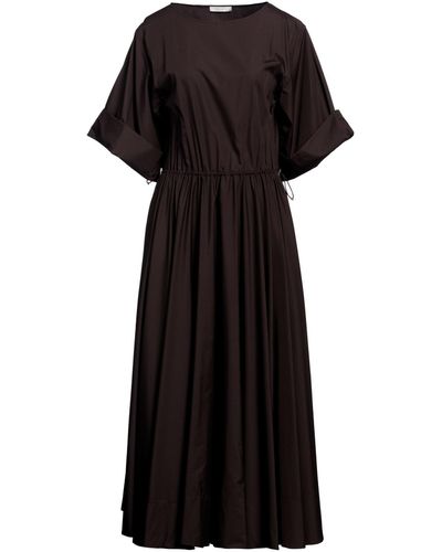 The Row Maxi Dress - Black