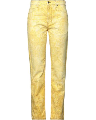 Etro Pantaloni Jeans - Giallo