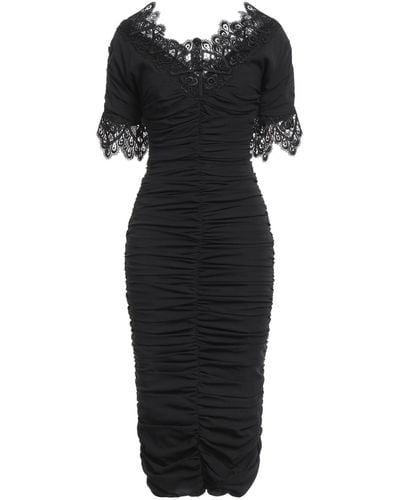 Dolce & Gabbana Midi Dress - Black
