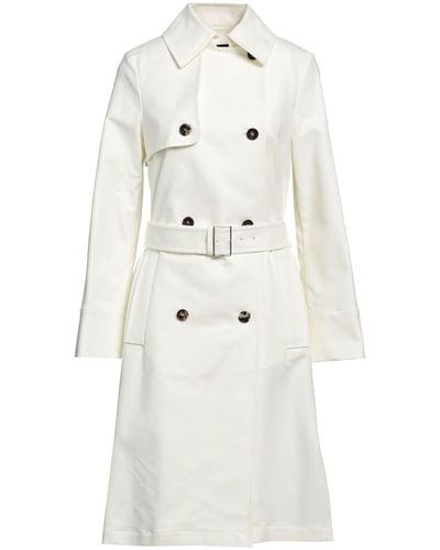 BCBGMAXAZRIA Overcoat & Trench Coat - White