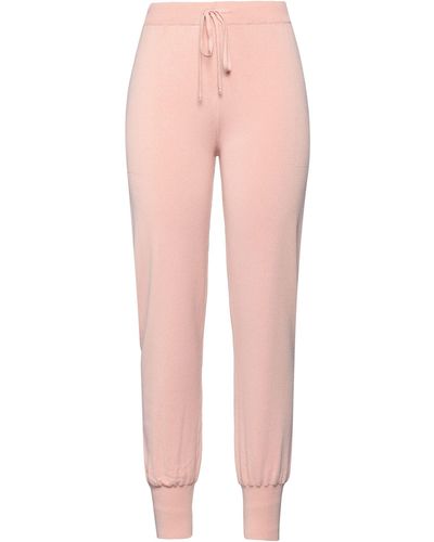 Ermanno Scervino Light Trousers Viscose, Polyester - Pink