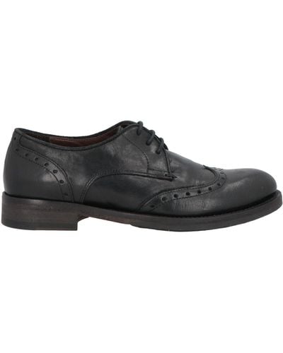 Hundred 100 Lace-Up Shoes Leather - Black