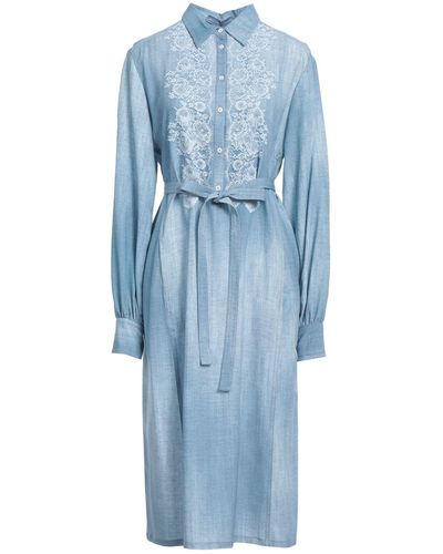 Ermanno Scervino Midi Dress - Blue