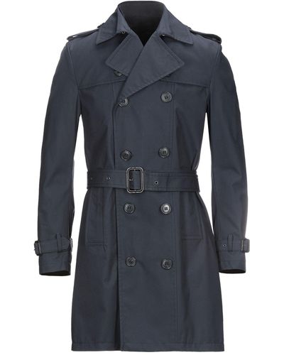 Brian Dales Overcoat & Trench Coat - Blue