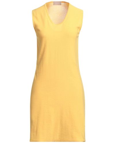 Drumohr Mini-Kleid - Gelb