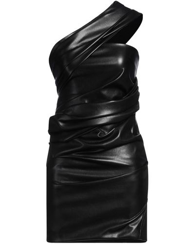 Philosophy Di Lorenzo Serafini Mini Dress Polyester, Polyurethane Resin - Black