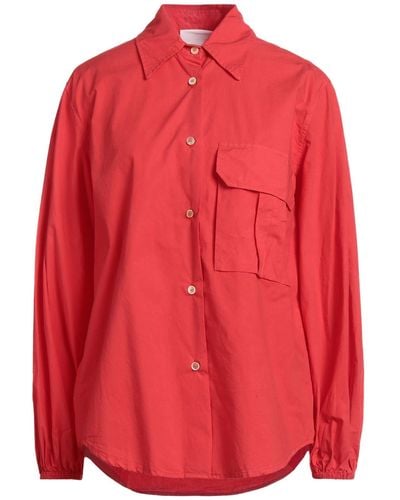 Erika Cavallini Semi Couture Camisa - Rojo