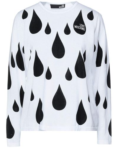 Love Moschino Pullover - Bianco