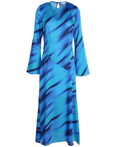 TOPSHOP Robe longue - Bleu