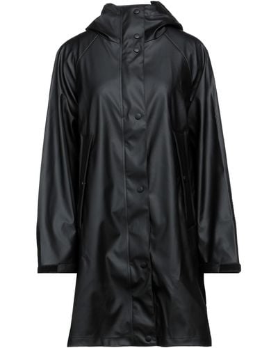 KRAKATAU Overcoat & Trench Coat - Black
