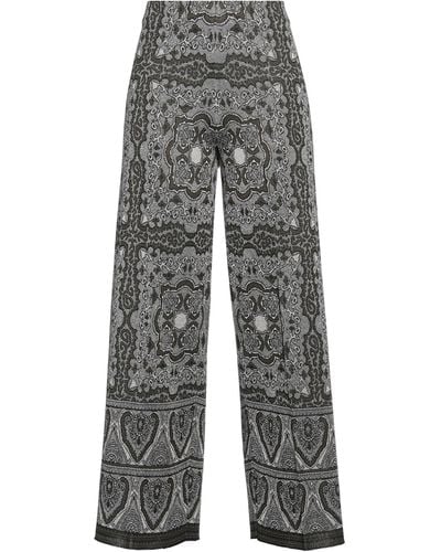 Circus Hotel Light Trousers Viscose, Polyester, Cotton - Grey