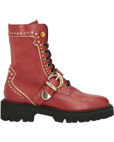 Baldinini Ankle Boots - Red