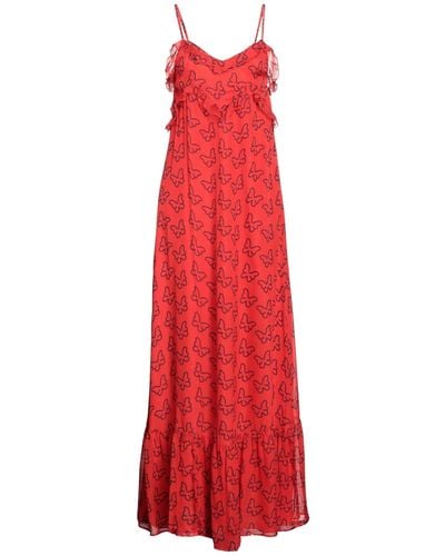 Blugirl Blumarine Vestido largo - Rojo