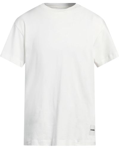 Jil Sander T-Shirt Cotton - White