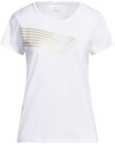 EA7 T-Shirt Cotton, Elastane - White