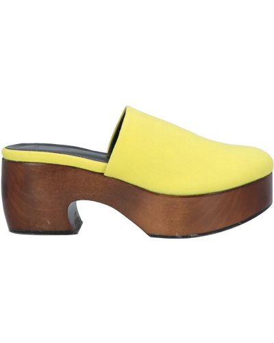 Grifoni Mules & Clogs - Yellow