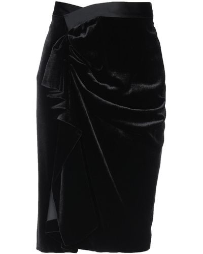 Angelo Marani Midi Skirt - Black