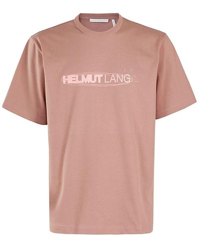 Helmut Lang T-shirts - Pink
