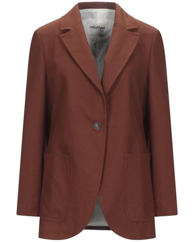 Ottod'Ame Suit Jacket - Brown
