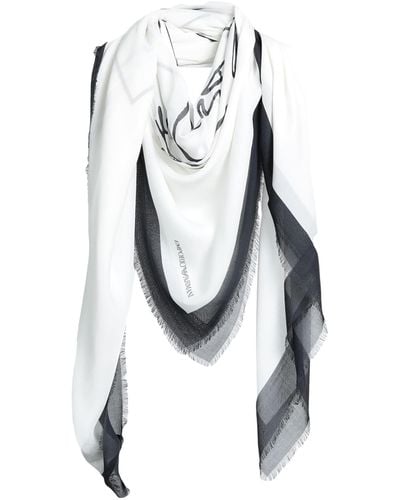 Emporio Armani Schal - Weiß