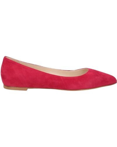 Ralph & Russo Ballet Flats Leather - Red