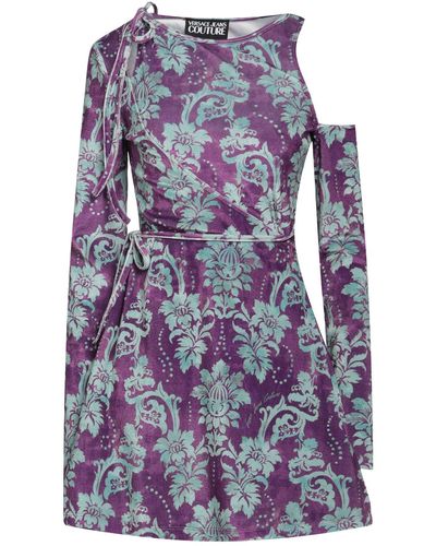 Versace Short Dress - Purple