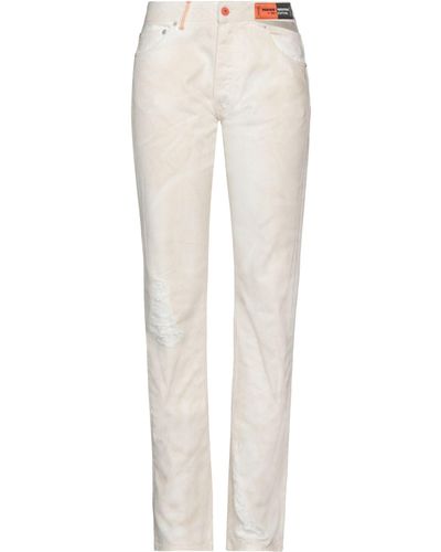 Heron Preston Jeans - White