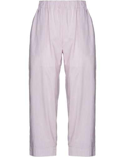 Erika Cavallini Semi Couture Pants Cotton, Viscose - Purple