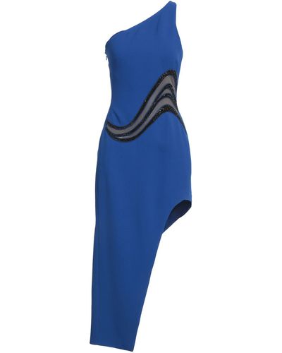 David Koma Midi Dress - Blue