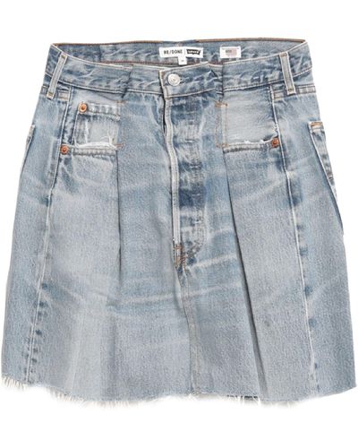 RE/DONE with LEVI'S Denim Skirt - Blue